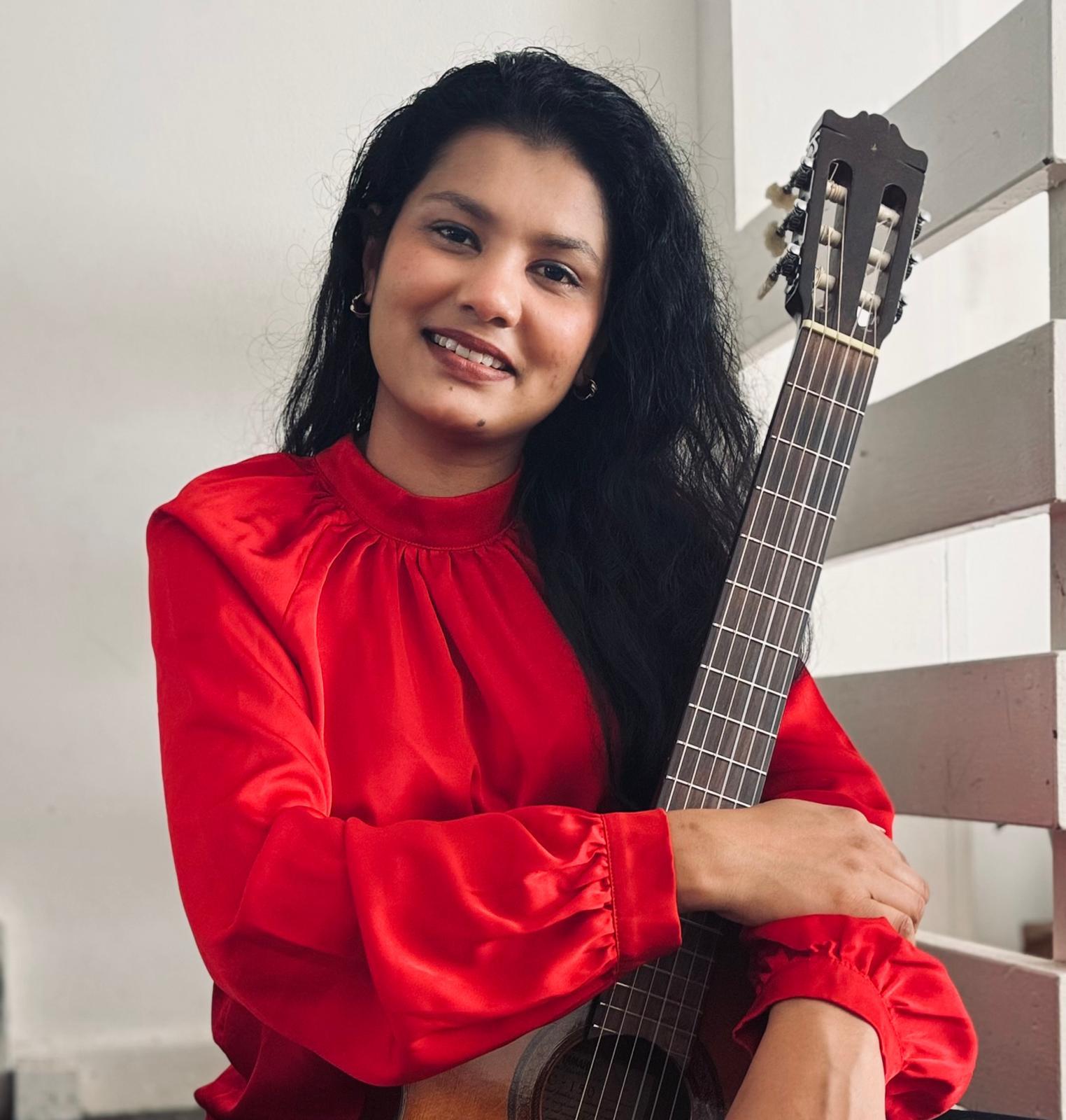 Navoda Portrait with Guitar